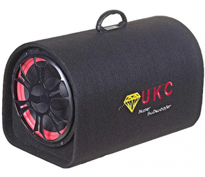 10" Активный сабвуфер бочка UKC с Bluetooth 1800W + пульт управления