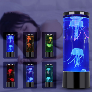 Ночник со светодиодными медузами LED Jellyfish Mood Lamp 7 цветов Ночник со светодиодными медузами LED Jellyfish Mood Lamp 7 цветов